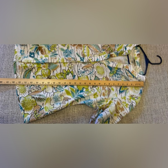 J. Bee Rayon Button Down V Neck Women’s Blouse 3/4 Length Sleeve Blouse Sz L - Picture 10 of 10